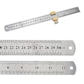 Miniatyrbillede 3 af 5: Messing Positioneringsblok, Lineal Stop Hegn, T-Slot Design, Messing Ridsestål Lineal Positionerings Stop Blok Vinkel Linje Ridser Lokalisator til Ingeniør Cra
