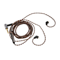 Miniatyrbilde 5 av 8: Øretelefonoppgraderingskabel 2 pins 0,78 mm 3,5 mm rettvinklet utskifting av ørepropper med mikrofon for AS10 AS06 ZST ZS3 ES4