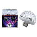 Miniatyrbillede 3 af 3: 2025 Ny Bærbar Mini Usb Rgb Led Disco Scene Lys (Gul)