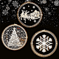 Miniatyrbild 4 av 5: LED Julbelysning Batteridriven (God Jul, 24cm)