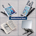 Miniatyrbillede 5 af 5: Bærbar laptop stander, justerbar laptop stander egnet til skrivebords notebook stander