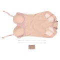 Miniatyrbilde 7 av 8: Midjetrener for kvinner Shapewear med BH Slanking Magekontroll Helkroppsbody (Kaffe)M(38B)