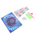 Miniatyrbillede 2 af 8: 5D Diamond Painting Notebook Kit Specialformet DIY Diamond Brodery Diary Book