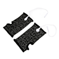 Miniatyrbild 5 av 8: 2st ledande armband Minskar smärta Svullnad Silver Fiber Elastisk för artrit Domningar Svart