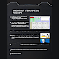 Miniatyrbilde 1 av 5: 3 Taster Makroprogrammering Mini Tastatur for Photoshop Gaming Hvit A