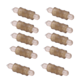 Miniatyrbilde 6 av 8: 10 stk silikon fiskeutstyr agnburforbindelse karpe kabelsett agnkaster materdeler