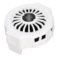 Pikkukuva 4 / 8: Matkapuhelimen jäähdytin LZF10 Semiconductor Refrigeration Phone Cooling Stand Fan RGB-värikkäällä valolla pelaamiseen (valkoinen perusmalli)