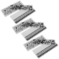 Miniatyrbilde 3 av 8: 9 stk Blomster Plast Embossing Folder Rektangel for DIY Kortmaker Håndlagde Tilbehør