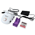 Miniatyrbilde 1 av 5: Elektrisk neglefilmaskin 35000/20000 RPM Manikyr Pedikyr Filsett med negleverktøy kutter 303Hvit us