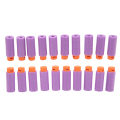 Miniatyrbild 8 av 8: 100 st Universal Short Dart High Density EVA Soft Shot Harmless Toy Refill för olika Shooting Toy Lila
