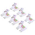Miniatyrbillede 4 af 8: 6 stk. strygejern på patches tegneserie alpaca form DIY bomuld broderi tøj patches badge patches dekoration