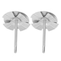 Miniatyrbillede 3 af 5: 2 STK 3in PVC Rørreamer Rustfrit Stål VVS Fittings Saver Bit Værktøj til VVS til 1/2in Elektrisk Boremaskine