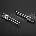 Miniatyrbillede 4 af 5: Chanzon 100 stk. 5mm Varm Hvid LED Diode Lys (Klar Rund Transparent 3000K DC 3V 20mA) Super Lysende Pærer Lamper Elektroniske Komponenter Lig