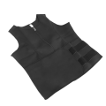 Pikkukuva 3 / 8: Miesten koukku &amp; Loop-hikiliivi Body Shapewear Waist Trainer Urheilu Fitness Hikiliivi(M)
