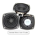 Miniatyrbillede 2 af 5: 4Ω 10W Audio 66mm 2,5 Tommer Multimedia Højttaler DIY Lydhøjttaler