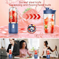 Miniatyrbild 3 av 4: Portabel Blender 350ml, Flaska för Smoothies och Shakes, Portabel Smoothie Blender, Läcksäkert Lock, USB Uppladdningsbar Med 6 Blad - GSLA Blå