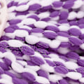Miniatyrbilde 2 av 5: 4 pakke med lilla erstatningsmoppehoder i mikrofiber for 360 graders roterende magisk mopp