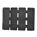 Miniatyrbillede 2 af 8: 13W 5V ETFE Foldbar Solcellepanel Oplader Dobbelt USB Udgang Telefon Powerbank Solcelle Opladningspakke 4 Fold Sort