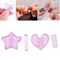 Miniatyrbillede 8 af 8: Neglepræget form Stjerne Hjerteform Nail Art Metalramme Bøjningsforme Manicureværktøj