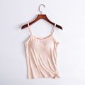 Miniatyrbillede 4 af 5: Camisole Tanktop med Indbygget BH til Kvinder - Sort