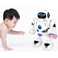 Miniatyrbilde 7 av 8: Dansende robotpuslespill pedagogisk elektrisk robotleketøy med LED-lys og musikk for barn