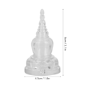 Miniatyrbild 2 av 6: Akryl Buddhist Temple Stupa Tower Statue - Buddhistisk dekor