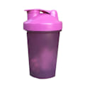 Miniatyrbild 1 av 8: Proteinpulver Shaker Cup PP Shaker Flaska med Rostfritt Stålkulor för Blandning 500mlLila
