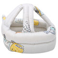 Miniatyrbilde 4 av 8: Baby Cloth Protective Cap Comfortable AntiCollision Toddler Learn to Walk Head Protection(Gray White )