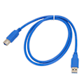 Miniatyrbilde 5 av 8: USB3.0-skriverdatakabel hann til hann USB A til B overføringskabel firkantet port høy hastighet 1 meter