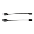 Pikkukuva 3 / 8: 2 kpl USB C Keystone Jack Cable USB3.1 TYYPPI C naaras-naaras jatkosovitin seinälevyn liittimien kaapelille