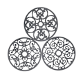 Miniatyrbilde 5 av 5: Silikon Trivet Matte - Varmebestandig Gryteunderlag for Bord og Benkeplate