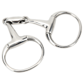 Miniatyrbilde 3 av 8: 125mm Hestebitt i rustfritt stål O-ring Hestebitt Anti-biting Løs Ring Snaffle for Hestegård
