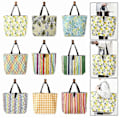 Miniatyrbillede 1 af 5: Bærbar Foldbar Vandtæt Printet Tote Taske Shopper Pung Skuldertaske Håndtaske Til Shopping|rejse|opbevaring Style-9
