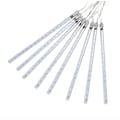 Miniatyrbillede 4 af 7: Led Meteor String Lights Vandtætte Ultra Bright Romantisk Icicle Lights til Fest Bryllup Træ Hjem Terrasse Udendørs Dekoration Blå