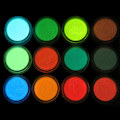 Pikkukuva 2 / 8: 12 väriä Luminous Nail Powder Fluorescence Pigment Colorful Glitter Set kynsipuuteri manikyyriin