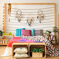 Miniatyrbild 5 av 5: 10-pack träcirkelringar för DIY-makrame-drömfångare, bröllopsdekorationer och hantverk