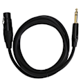 Miniatyrbillede 6 af 8: JORINDO XLR hun til 1/4 tommer 6,35 mm jack-balanceret signalforbindelseskabel MikrofonledningJD6001‑1m / 3,3ft