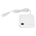 Miniatyrbillede 1 af 8: Kaffevarmer Hvid 3 Varmetilstande Timing Funktion Smart Isolationsbase til Keramisk Glas MetalEU Stik 220V