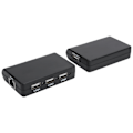 Miniatyrbillede 7 af 8: Netværksudvidelse til RJ45 T568b 480mbps Hub Adapter USB2.0 Splitter Box 100-240V 100MUS Stik