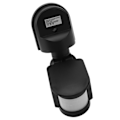 Miniatyrbillede 3 af 8: Sort vægmonteret bevægelsessensor Automatisk skumring til daggry 110V‑240V AC Bevægelses PIR-sensor 120 graders LED-styret radarsensor