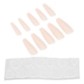 Miniatyrbillede 4 af 8: 10 stk Lang kiste blanke falske negle Kunstig tryk på fuld dækning Falske spidser Negle Manicure tilbehør til kvinder pigerN5355-07