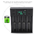 Miniatyrbillede 8 af 8: LiitoKala Lii S4 DC 5V2A Smart Batterioplader Fire Slot med Power Display