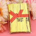 Miniatyrbild 6 av 8: 3200ST PET Twist Slips 10cm för Godisbrödspåse Förpackning Lolipop DessertförseglingGuld 10cm/3200st