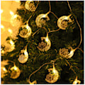 Miniatyrbild 3 av 8: 5PCS LED-slingljus Varmvit Gardin Fe-ljus för Sovrum Bröllopsfest Dekorationer Slott 1,8m 10LED 2 Sektioner Lång Ljus