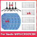 Pikkukuva 1 / 5: Sivuharjasuodatinmoppi Nedis WIFIVCR001CBK robotti-imurille, kuten kuvassa39