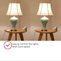 Miniatyrbild 3 av 4: 2 st Bi-Polig Mellanströmbrytare 6A 250V Vippströmbrytare Dimmer/Brytare för Lampa, Vit_SZXM