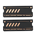 Miniatyrbillede 1 af 8: Hukommelseskøling køleplade grafen Hurtig ledning Stabil Holdbar kobber køleplade til DDR4 DDR5 Laptop Hukommelse 2 stk.