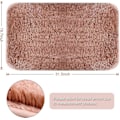 Miniatyrbild 3 av 5: Vattenabsorberande Badrumsmatta, Supermjuk Badrumsmatta Halkfri Golvmatta Sovrum Fluffig Ryamatta Barnrumsmatta Lämplig för Badrum/Sovrum