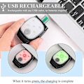 Miniatyrbilde 5 av 5: Reflekterende USB Oppladbar LED Lys Løpeutstyr - 2 stk Utendørs Natt Klipslys