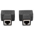 Miniatyrbillede 7 af 8: 2 stk RJ45 Ethernet-splittere 1 til 2-vejs Ethernet-switche til router TV Box Videokamera Computer